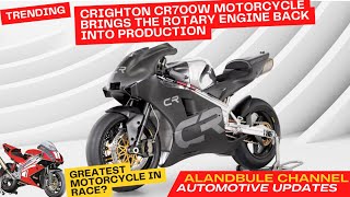 Crighton CR700W motorcycle brings the rotary engine back into production [upl. by Nawd]