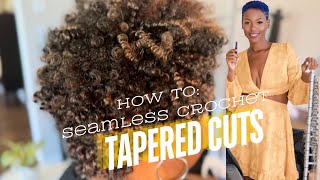 How To Seamless Crochet Tapered Cuts [upl. by Anelleh]