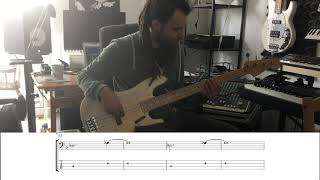 Christmas Time Is Here  Khruangbin Bass Transcription [upl. by Pfeifer822]