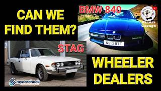 Wheeler Dealers Where Are They Now BMW 840 amp Triumph Stag [upl. by Acilejna]