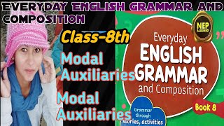 Class8th Modal AuxiliariesEveryday English grammar solution new nep english everyday class8 [upl. by Deland]