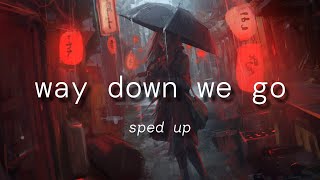 way down we go sped up [upl. by Notyarb]