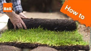 How to lay a new lawn from turf [upl. by Ahsoem792]