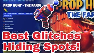 Fortnite  The Farm🌽 Prop Hunt Best GlitchesHiding Spots🤫 [upl. by Maxine]