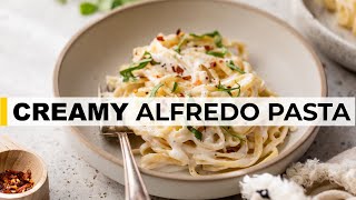 COTTAGE CHEESE ALFREDO PASTA SAUCE  quick healthy dinner recipe [upl. by Chassin]