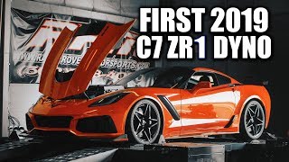 First 2019 C7 Corvette ZR1 Dyno Video [upl. by Wynny597]