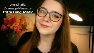 Extra Long Manual Lymphatic Drainage Treatment Massage Sounds Narrating Actions ✨ ASMR Roleplay [upl. by Airod]