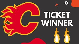 NOV 15 CALGARY FLAMES CONTEST WINNER [upl. by Sami]