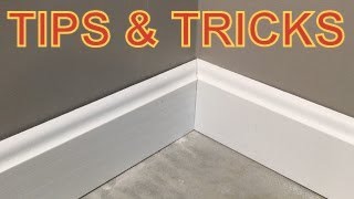 How To Cut Baseboard Corners That Look Great [upl. by Monah]