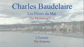 French Poem  LEnnemi by Charles Baudelaire  Slow Reading [upl. by Mcconaghy377]