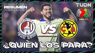 Atlético San Luis vs América  HIGHLIGHTS  AP2023J15  Liga Mx  TUDN [upl. by Lilas]