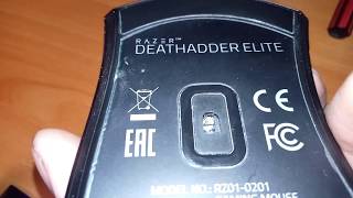 Полный разбор и ремонт колеса мыши Razer Deathadder elite [upl. by Eah922]