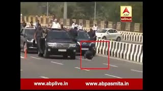 spg officers escorting pm modi on delhi meerut expressway [upl. by Nitsuj]