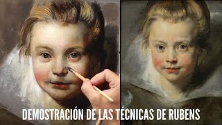 Demostración de las Técnicas de Rubens Rubens Velatura Technique Demo [upl. by Pacheco]