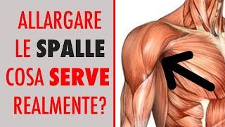 💪 COME ALLARGARE LE SPALLE LA VERITA DI ESERCIZI E ANATOMIA [upl. by Zaragoza]