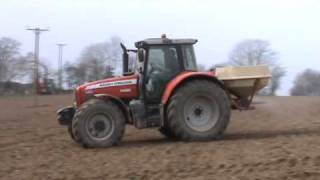 Maize Planting with MF and Fertiliser Spreader [upl. by Aniluap]