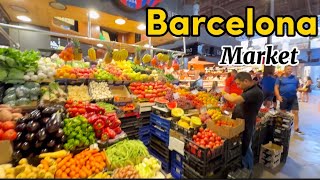 BarcelonaLa Boqueria Market The Most Popular Market In Barcelona [upl. by Whitman76]