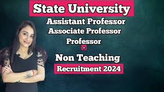 Uttarakhand Sanskrit University Haridwar Teaching and Non Teaching Vacancy 2024 [upl. by Esaertal595]