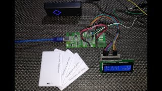 ACM01B Wiegand 26 Mode RFID Demo with STM8S003K3 [upl. by Fasto]