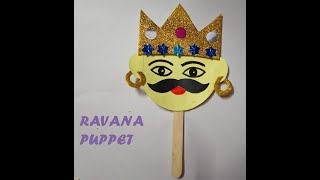 Learn To Make Stick Puppet Ravana [upl. by Acsisnarf505]