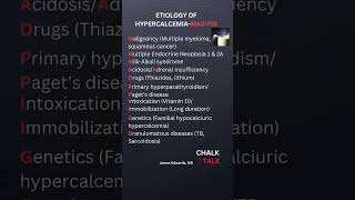 CAUSES OF HYPERCALCEMIA Etiology of excessive blood calcium levels [upl. by Antoine817]