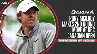 Rory McIlroy makes 2nd round move at RBC Canadian Open  OverDrive [upl. by Tram740]