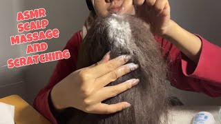 no talking ASMR Scalp Massage amp Head Scratching Make you Relax  Hair amp Dandruff Care [upl. by Yenitirb242]