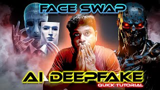 ஆளையே மாற்றும் AI 🚀  Deepfake  Face Swap Tutorial 2024 Tamil deepfakelab deepfake 👍 [upl. by Nosnej]