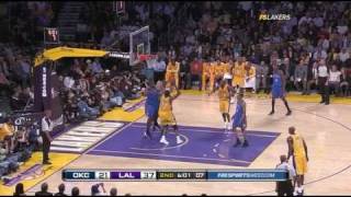 Lakers Highlights vs Thunder HD Game 5 2010 Playoffs Round 1 [upl. by Sabsay]