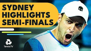 Karatsev Battles Evans in THRILLER Murray Takes On Opelka  Sydney 2022 SemiFinal Highlights [upl. by Sawtelle]