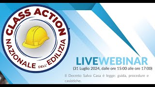 LIVE WEBINAR  il decreto salva casa è legge guida procedure e casistiche 130724 [upl. by Fabiola400]