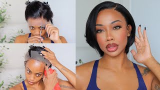 PREEverythingGrown amp Sexy Pixie Cut BobBeginner Friendly no Baby Hair Needed ft MyFirstWig [upl. by Jacintha]