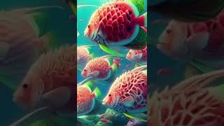 කොමඩු මාලු 🍉 Water Melon Fish sinhalacartoon sinhalacartoons lamakatha nature shorts short [upl. by Ayik]