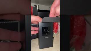 Dior Homme Intense unboxing 150ml [upl. by Eille]