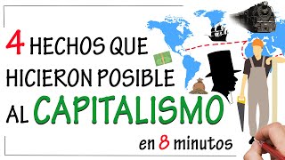 4 Hechos Históricos que hicieron posible al CAPITALISMO  Historia del CAPITALISMO  Resumen [upl. by Garnett]