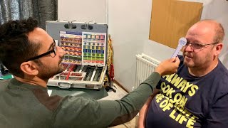 ASMR Optometrist Examines a Patient pt1 with CHeapASMR [upl. by Ivad161]