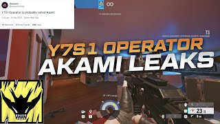 Y7S1 Leaked Operator AKAMI  Gadget Gameplay  Rainbow Six Siege L [upl. by Pepe249]