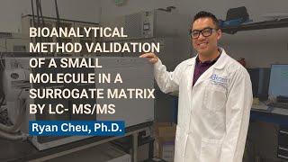 Bioanalytical Method Validation of a Small Molecule in a Surrogate Matrix by LCMSMS [upl. by Dnamra]