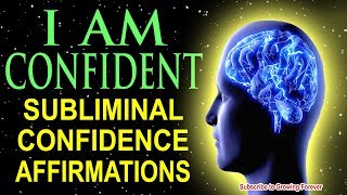 Subliminal CONFIDENCE Affirmations while you SLEEP Program your MIND POWER for WEALTH and SUCCESS [upl. by Ecinad643]