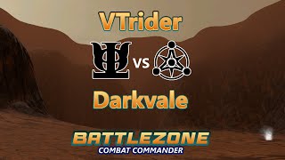 Battlezone Combat Commander  VSR  VTrider vs Darkvale  Red Slope [upl. by Lesig514]