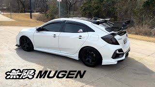 Mugen FK7  10th Gen Civic Hatchback Mods and Mugen Kit [upl. by Nyliram]