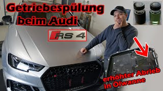 Audi RS4 Getriebespülung  Audi B8 B9 mit ZF 8HP Audi A4 A6 [upl. by Zeitler707]