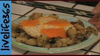 How toMake a KillerPerfect Fried Egg and Potato Breakfast [upl. by Kcirdderf]