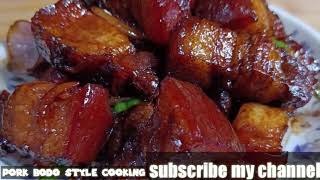 local pork recipe very yummyfood [upl. by Nonnairb]