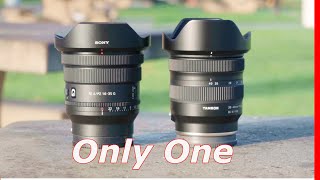 Sony 1635mm f4 G or Tamron 2040mm f28 [upl. by Ajnotal]