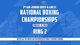 3RD SUB  JUNIOR BOXING CHAMPIONSHIPS FINAL DAY  RING 2 [upl. by Gonnella]