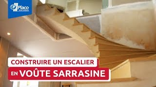 Comment construire un escalier en voûte sarrasine   Trophées Placo® 2013 [upl. by Eserrehs300]