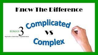 The Difference Between A Complicated And A Complex Situation [upl. by Aneem]