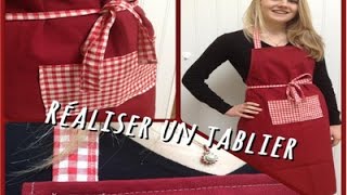 COUTURE Tablier de cuisine [upl. by Sitra]