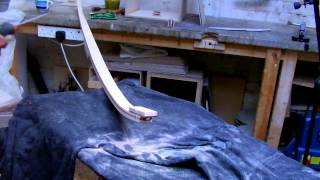 Bow Build Along Part 7  Ash Purple Heart and Hickory [upl. by Cyrillus]